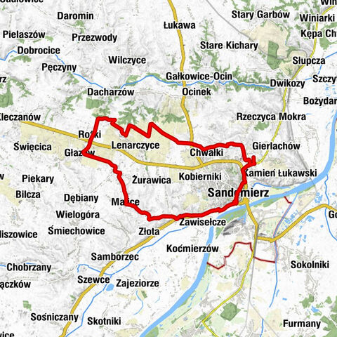 Sandomierz - Wzgórze Miejskie - Wzgórze Żmigrodzkie