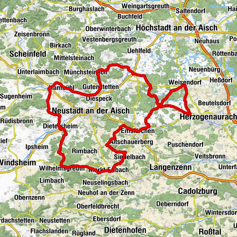 Emskirchen - Hugenottenkirche - St. Kilian - Kapellberg