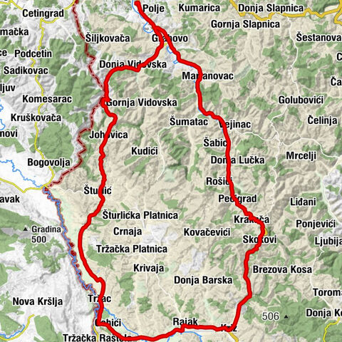 Grahovići - Grahovo - Barake - Mala Kladuša