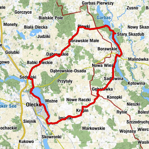 Dąbrówki - Plewki - Dąbrowskie - Olecko