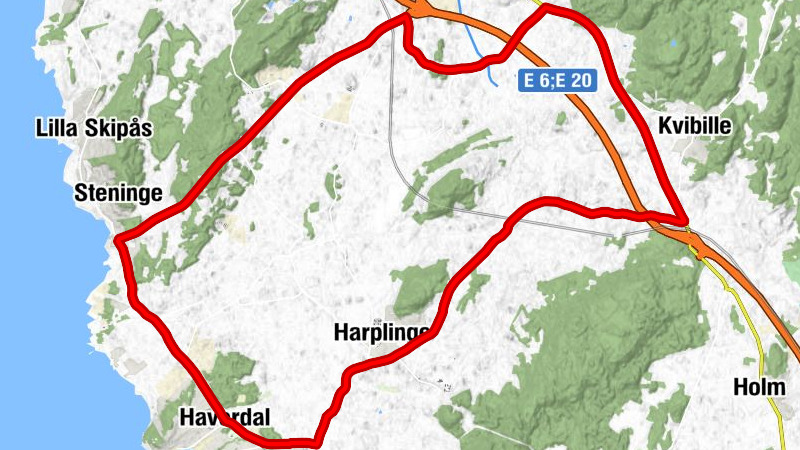 Skogby - Harplinge - Mangold Haverdal - Halmstads kommun