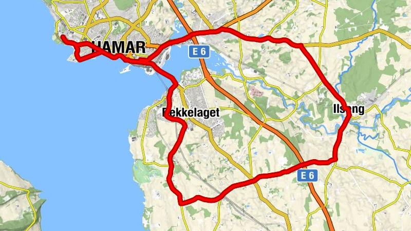 Martodden - Hamar - Espern - Sandvika