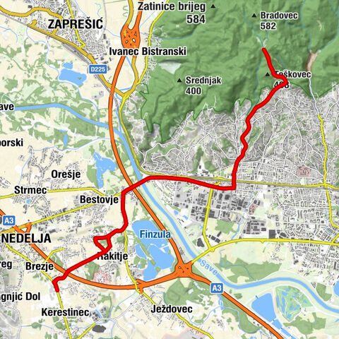 Siget - Obrovec - Loza - Rakitje