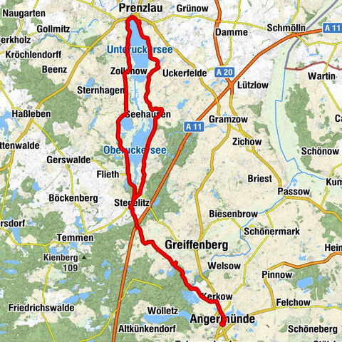 Angermünde - Heilig-Geist-Kapelle - Dorfkirche Potzlow - Blocksberg