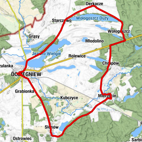 Dobiegniew - Starczewo - Derkacze - Kościół filialny pw. Wniebowzięcia NMP