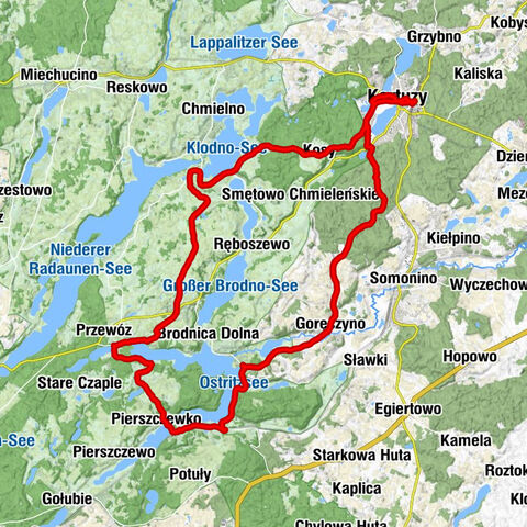Kartuzy - Biskupia Góra - Tamowa Góra - Kościół pw. Trójcy Świętej i Wszystkich Świętych