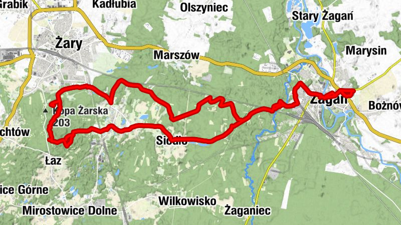 Zbór Zielonoświątkowy w Żaganiu - Kościół Podwyższenia Krzyża Świętego - Kościół pw. Nawiedzenia Najświętszej Maryi Panny - Góra Żarska