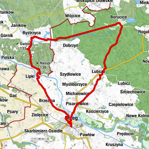 Brzeg - Kościół pw. Najświętszego Serca Pana Jezusa - Kaplica cmentarna - Kaplica pw. Świętej Faustyny