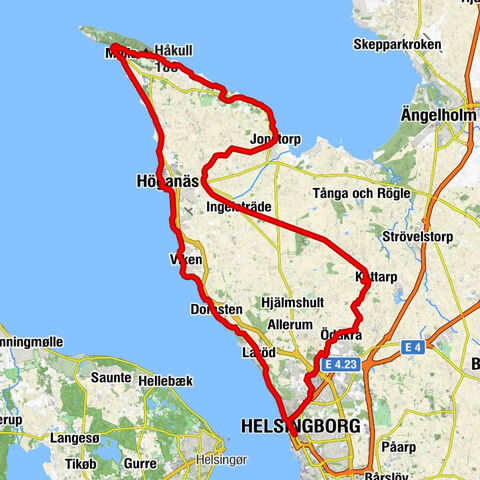 Helsingborg C - Pålsjö krog - Arilds kapell - Helsingborg
