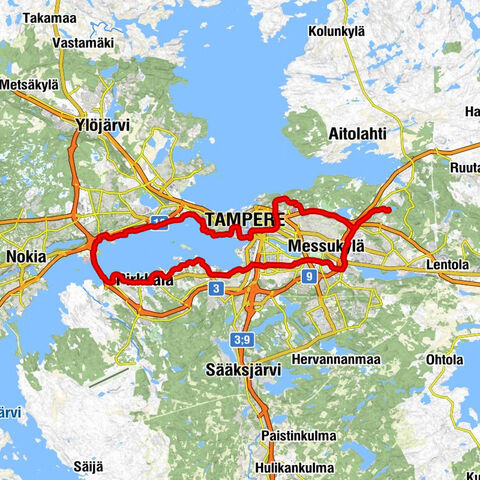 Ruotula - Tuomikallio - Tampereen ortodoksinen kirkko - Kaukajärvi