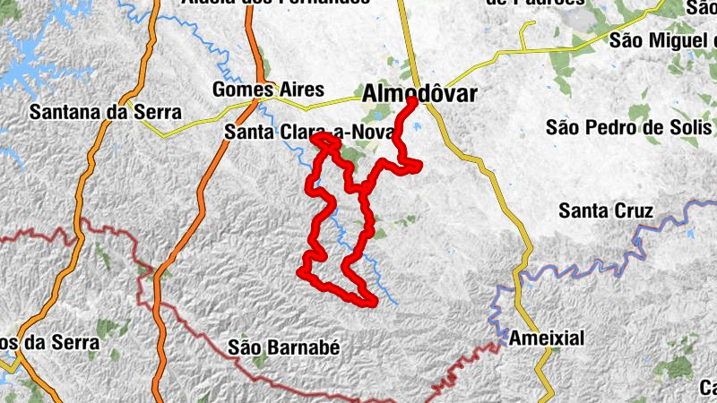 Almodôvar - Monte da Charrua - Almarjao - Santa Clara-a-Nova