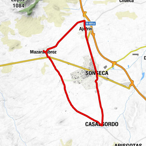 Mazarambroz - Ajofrín - Sonseca - Casalgordo