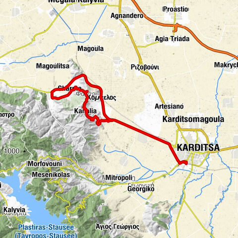 Καρδίτσα - Λυγαριές - Κανάλια