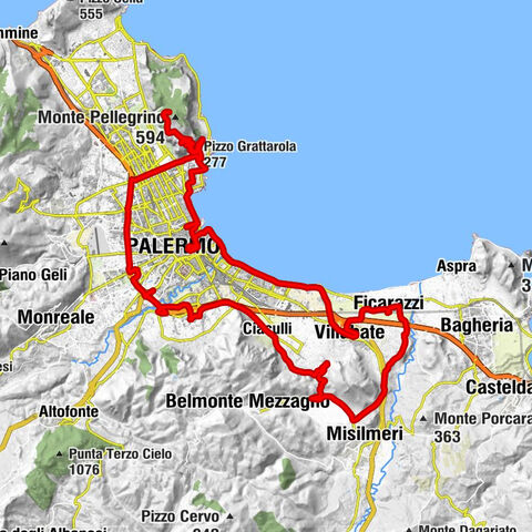 Ficarazzi - Pizzo Grattarola - Pizzo Ferro - Santissimo Crocifisso