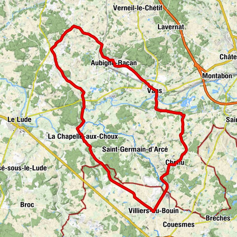 Sarcé - Église Saint-Martin-de-Vertou - Église Saint-Martin de Tours - Église Saint-Martin