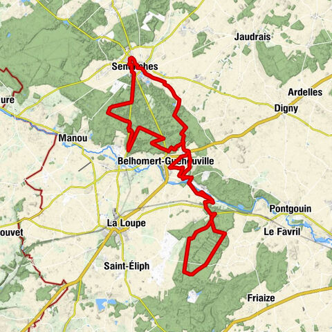 Senonches - La Maladrerie - Belhomert-Guéhouville - Église Saint-Maurice