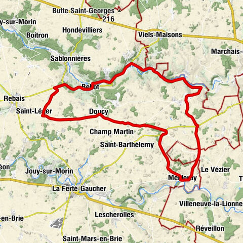 Meilleray - Église Saint-Loup - Église Saint-Rémi - Église Saint-Pierre Saint-Paul