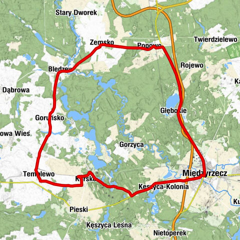 Kursko - Kościół pw. św. Jana Chrzciciela - Kaplica pw. Pierwszych Męczenników Polski - Kaplica Cmentarna