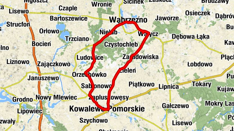 Wąbrzeźno - Kaplica pw. Świętego Józefa - Kościół pw. Świętych Apostołów Szymona i Judy Tadeusza - Kaplica pw. Najświętszego Serca Jezusowego