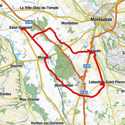 Saint-Porquier - Gourgory - Église Saint-Pierre - Église Notre-Dame de la Visitation