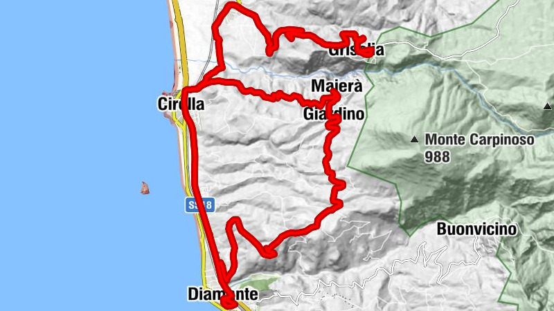 Diamante-Buonvicino - Diamante - Cirella - Grisolia