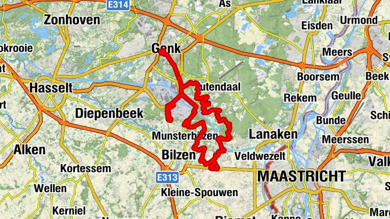 Genk - Sint-Martinuskerk - Sint-Catharinakerk - Kapel van het geheim leger