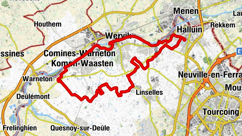 Halluin - Chapelle Notre-Dame de Grâce - Wervik - Comines-Warneton - Komen-Waasten
