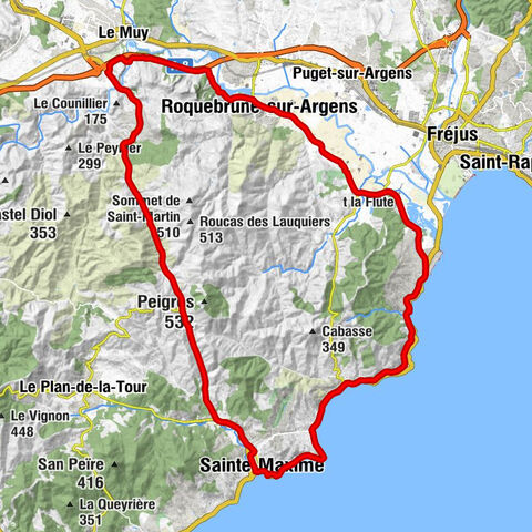 Saint-Aygulf - Collet Redon - Chapelle Saint-Pierre - Le Windy