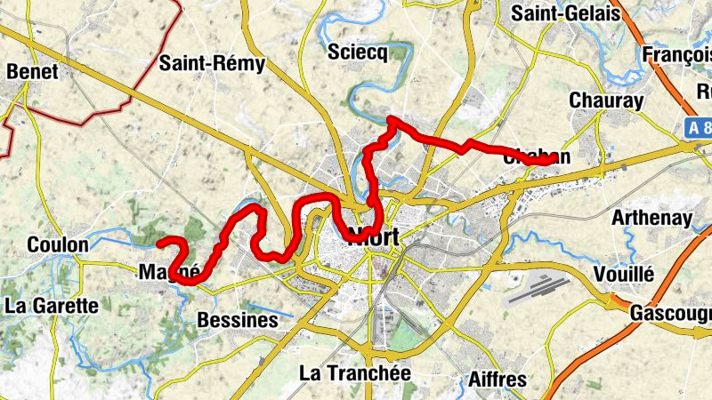 Chaban - Niort - La Roussille - La Tiffardière