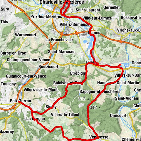 Poix-Terron - Église Saint-Martin - Église Saint-Remi - Église Notre-Dame