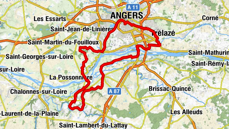 Angers Saint-Laud - Église Notre-Dame - Église Saint-Pierre-et-Saint-Romain - Église Saint-Symphorien