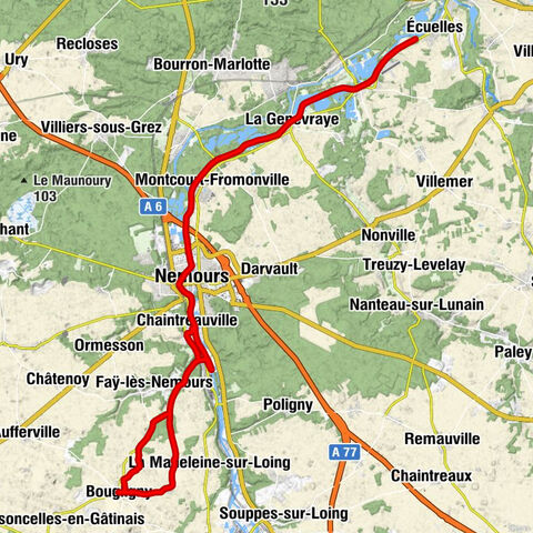 Bougligny - Quenonville - Petit Bagneaux - Nemours