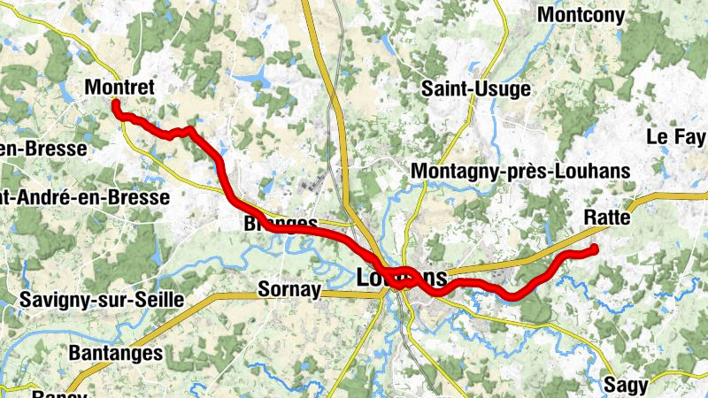 Montret - Le Bourg - Église Saint-Pierre - Louhans