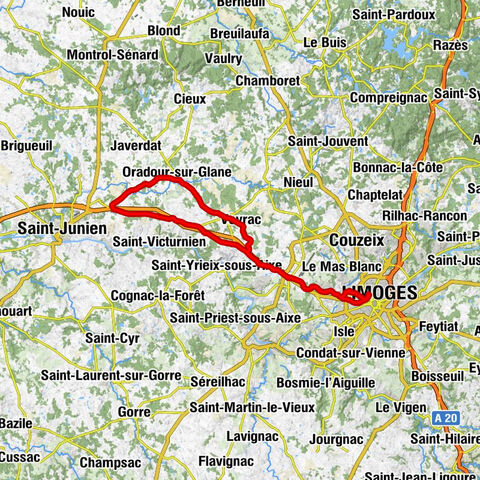 Limoges-Montjovis - Limoges - Le Breuil - La Bouteille