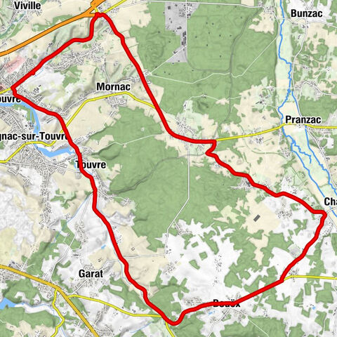 Ruelle-sur-Touvre - Le Pontil - La Leche - La Fontaine des Riffauds