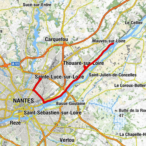 Haluchère - Nantes - Notre-Dame de Toutes-Aides - Saint-Sébastien-sur-Loire