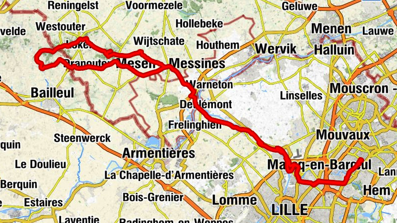 Épeule - Montesquieu - Kemmelberg - Vidaigneberg - Mont Noir