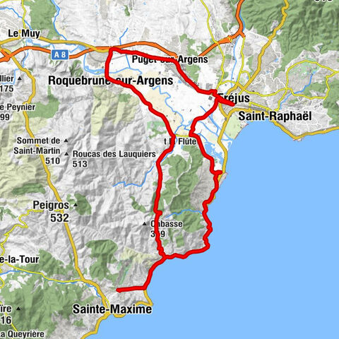 Les Sables de la Nartelle - La Reine Jeanne - Chapelle Saint-Pierre - Butte Saint-Antoine