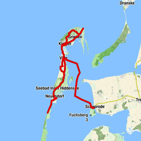 Schaprode - Schluckswiek - Bakenberg - Zum Fährmann