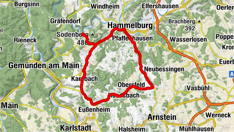 Gasthaus Roßmühle - St. Wendelin - St. Peter und Paul - Vierzehn-Nothelfer-Kapelle