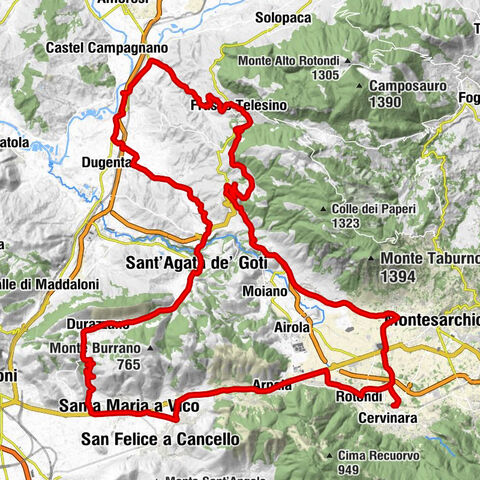 Cervinara - Sella Spirito Santo - Chiesa di Sant'Alfonso - Chiesa di San Vito