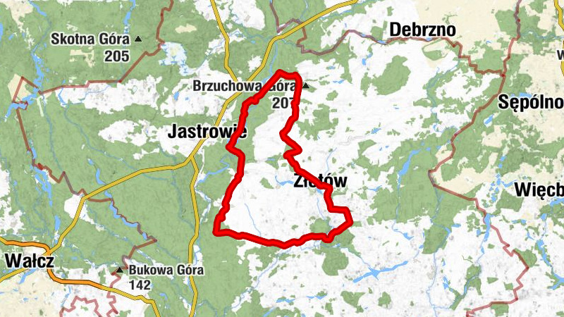 Złotów - Bufet SMAKOSZ - Kościół pw. Wniebowzięcia Najświętszej Marii Panny