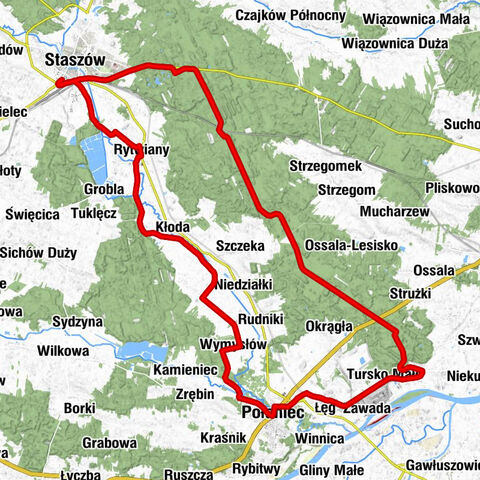 Staszówek - Staszów - Karczma Świętokrzyska - Kościół pw. Świętego Marcina Biskupa