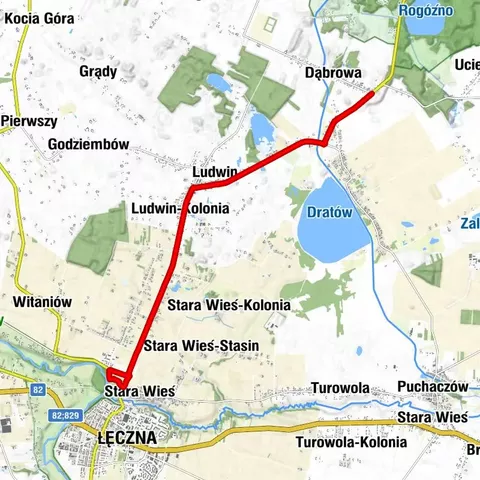 Ludwin - Kościół pw. Matki Bożej Częstochowskiej w Ludwinie - Łęczna