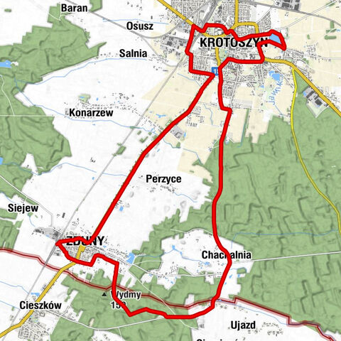 Zduny - Zajazd pod Szyszkami - Krotoszyn