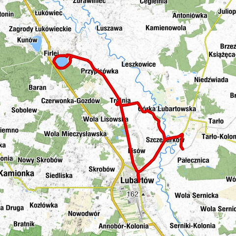 Pałecznica-Kolonia - Szczekarków - Kaplica cmentarna - Lubartów