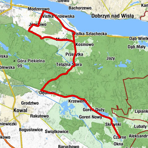 Czarne - Kościół parafialny pw. Świętych Apostołów Piotra i Pawła - Skrzynki - Kościół parafialny pw. św. Bartłomieja