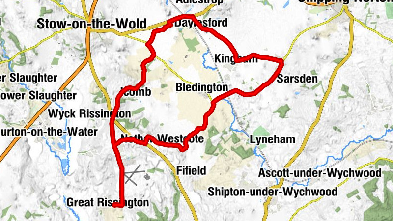 Great Rissington - St Peter - Westcote Methodist Church - St Mary the Virgin