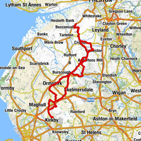 Headbolt Lane - Melling Mount - Hoole Methodist Church - St Peter's Church