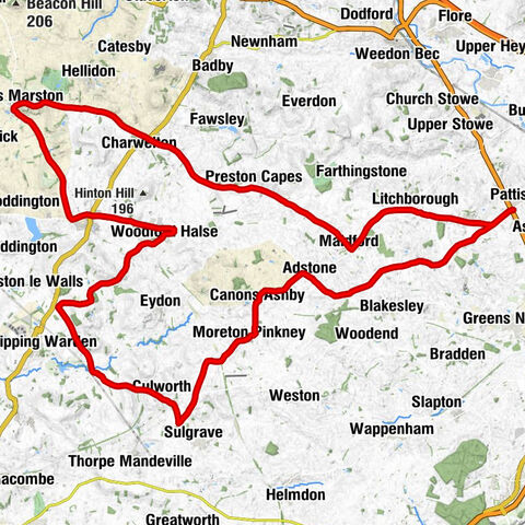 Northampton - Royal India - Preston Capes Hill - Pattishall